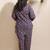 Blue everyday wear cotton co-ord set for women