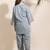 Blue everyday wear cotton co-ord set for women