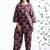 Wine everyday wear cotton co-ord set for women