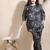 Black everyday wear cotton co-ord set for women