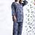 Blue everyday wear cotton co-ord set for women