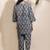 Black everyday wear cotton co-ord set for women