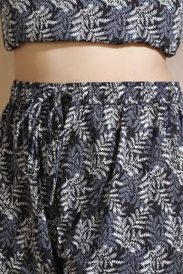 Black everyday wear cotton co-ord set for women 4