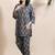 Black everyday wear cotton co-ord set for women