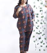Pink everyday wear cotton co-ord set for women