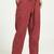 Red checks printed cotton co-ord set for women