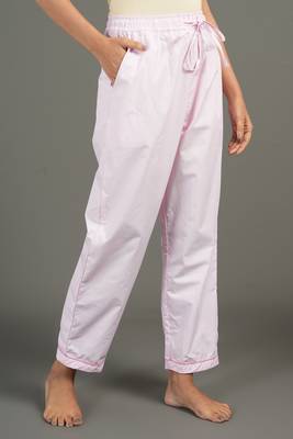 Pink solid cotton co-ord set for women 5