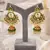 Traditional meenakari kundan jhumki earrings