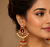 Floral Meenakari Kundan Jhumki Earrings