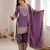Lavender color  vichitra silk embroidered farshi suit set