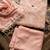 Pink premium chinon beads work palazzo suit set with dupatta