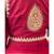 Dark red embroidery cotton  anarkali suit