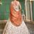 Ivory Tissue Silk Embroidered Lehenga Choli with Lavender Organza Dupatta