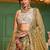 Ivory Tissue Silk Embroidered Lehenga Choli with Lavender Organza Dupatta
