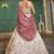 Ivory Tissue Silk Embroidered Lehenga Choli with Lavender Organza Dupatta