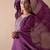 purple blended cotton festive kurta set