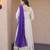 cream silk festive wear anarkali