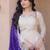 cream silk festive wear anarkali