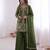 mehendi silk festive kurta set