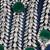 Emerald green stones american diamond choker set