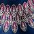 Ruby pink stones american diamond choker set