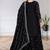 black silk festive kurta set