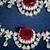 Red stones american diamond necklace set