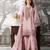 light-pink silk festive kurta set
