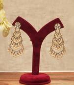 Multi tiered chandbali chandelier earrings