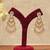 Multi tiered chandbali chandelier earrings