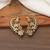 Gold plated beaded ear cuffs