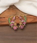 Multicolor meenakari ear cuffs