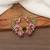 Multicolor meenakari ear cuffs