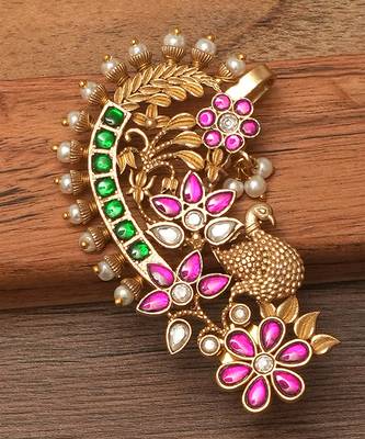 Multicolor meenakari ear cuffs 2
