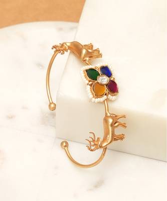 Multicolor stones kundan kada 3