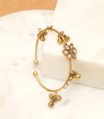 White stones kundan kada