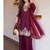 Maroon embroidery tissue sharara suit set