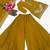 Mehendi green embroidery silk blend  sharara suit set