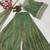 Green embroidery tissue sharara suit set
