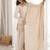 Cream roman silk embroidered kurta farshi shalwar dupatta set