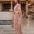 pink cotton straight kurta pant dupatta set