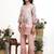 peach printed cotton co-ord set