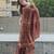 brown maheshwari silk saree