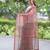block printed red kota doria saree