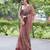 block printed red kota doria saree