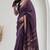purple maheshwari silk saree