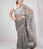 elegance kota doria saree with unstitched blouse