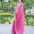 pink whisper embroidered kota doria saree