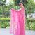 pink whisper embroidered kota doria saree