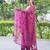 purple reign chic embroidered kota doria saree
